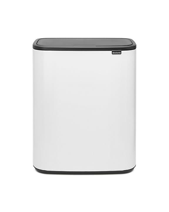 Poubelle à pression Brabantia Bo Waste Bin 60 L blanc