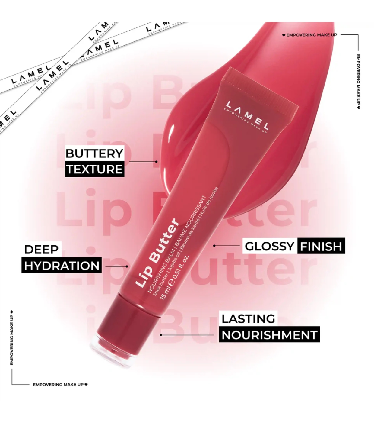 Lamel - Bálsamo Labial Nourishing Butter - 01: Pinkish