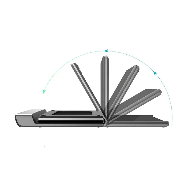 Esteira dobrável WalkingPad, ultrafina e dobrável, portátil, segura e sem necessidade de suporte, ideal para exercícios e corrida. Cor: Cinza (0,5-3,72 MPH).