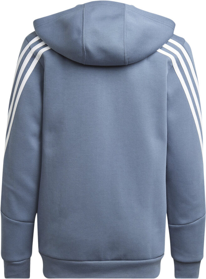 adidas Future Icons 3-Stripes Full-Zip hættetrøje Blå