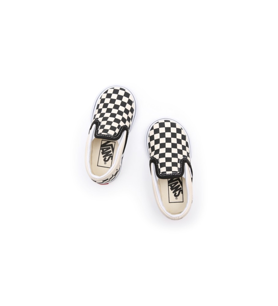 Vans Zapatillas Checkboard Classic Slip-On branco, negro