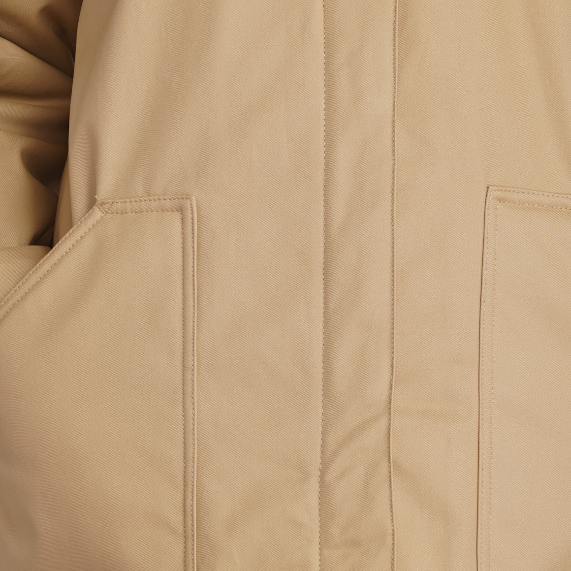 Jonas Nielsen Damen Jacke in Canvas-Optik beige