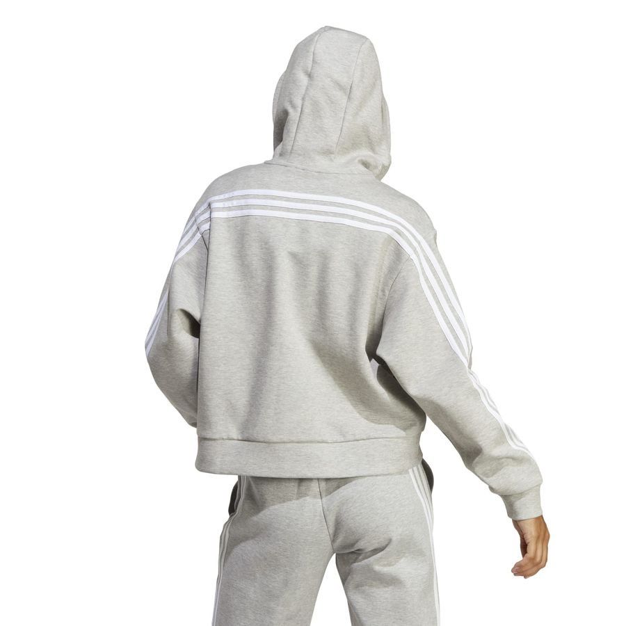 adidas Sweat à Capuche Future Icons Full Zip - Gris Femme
