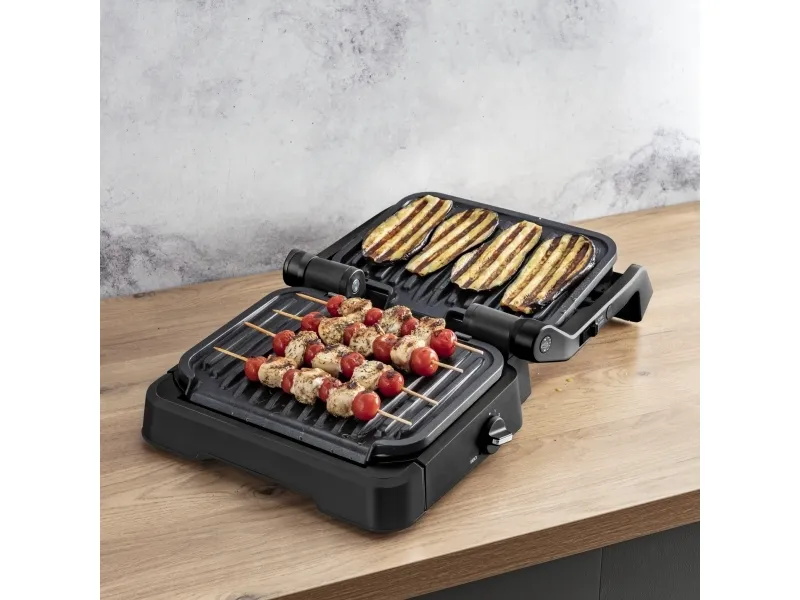 Tefal elektrisk grill Tefal GC 7728 Optigrill 2in1 sort