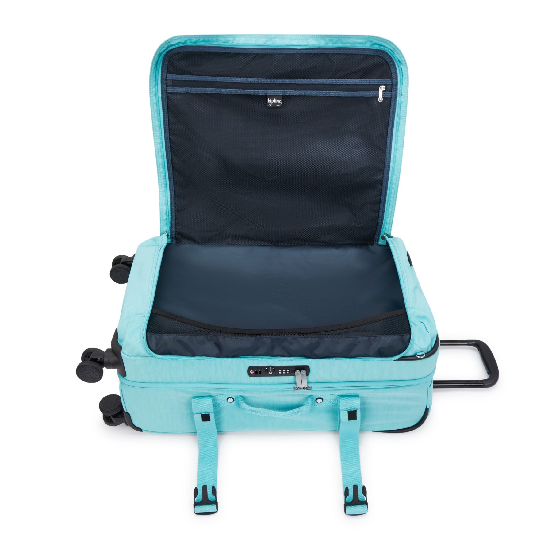 SPONTANEOUS M Valise de taille moyenne à 4 roues - Deepest Aqua