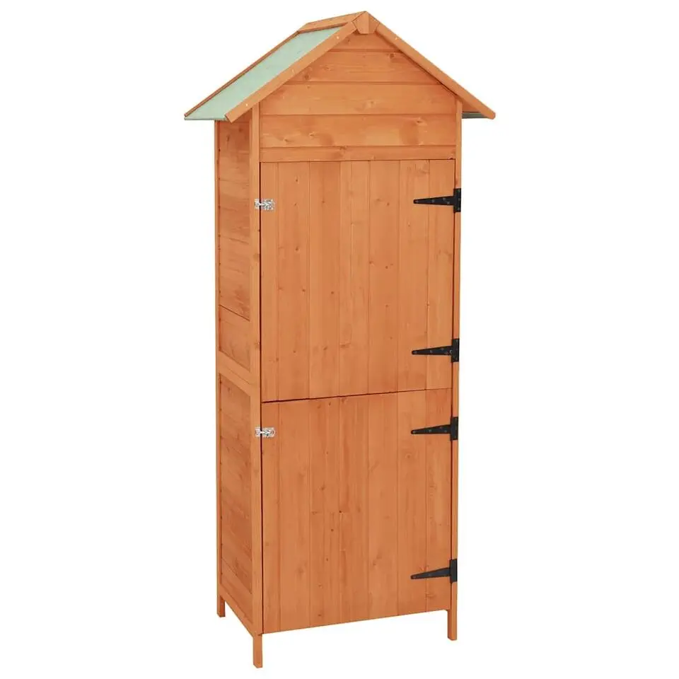 vidaXL - Tuinkast - Bruin - Hout
