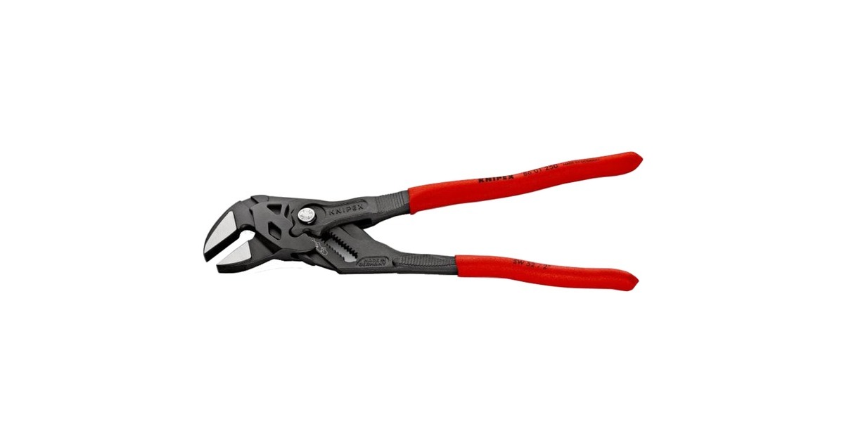 KNIPEXSleuteltang 86 01 250  (Rood, Lengte 250m, 19-standen instelbaar)