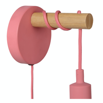 Lucide Paulien Wandlamp Kinderkamer roze