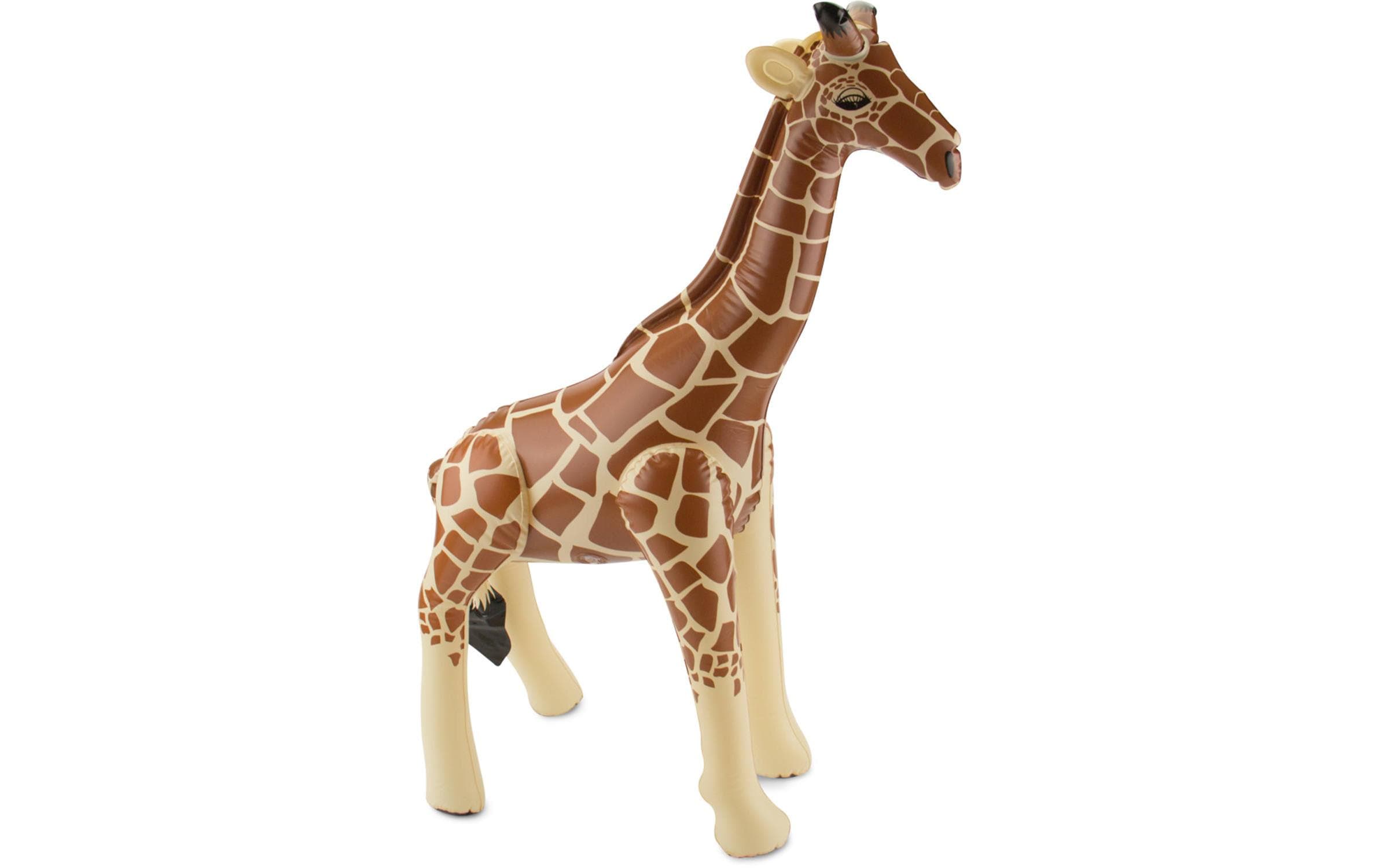 Aufblasbares Accessoire Giraffe Braun/GelbAufblasbares Partyaccessoire Afrika