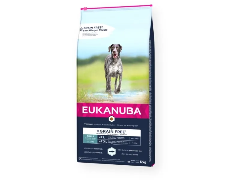 Eukanuba Euk Adult Large Grainfree Ocean Fish 12KG