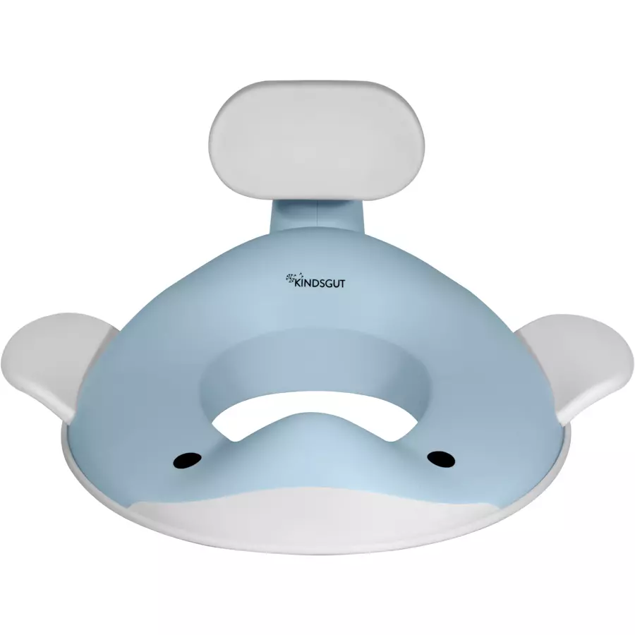 KINDSGUT Toilettenaufsatz Wal hellblau