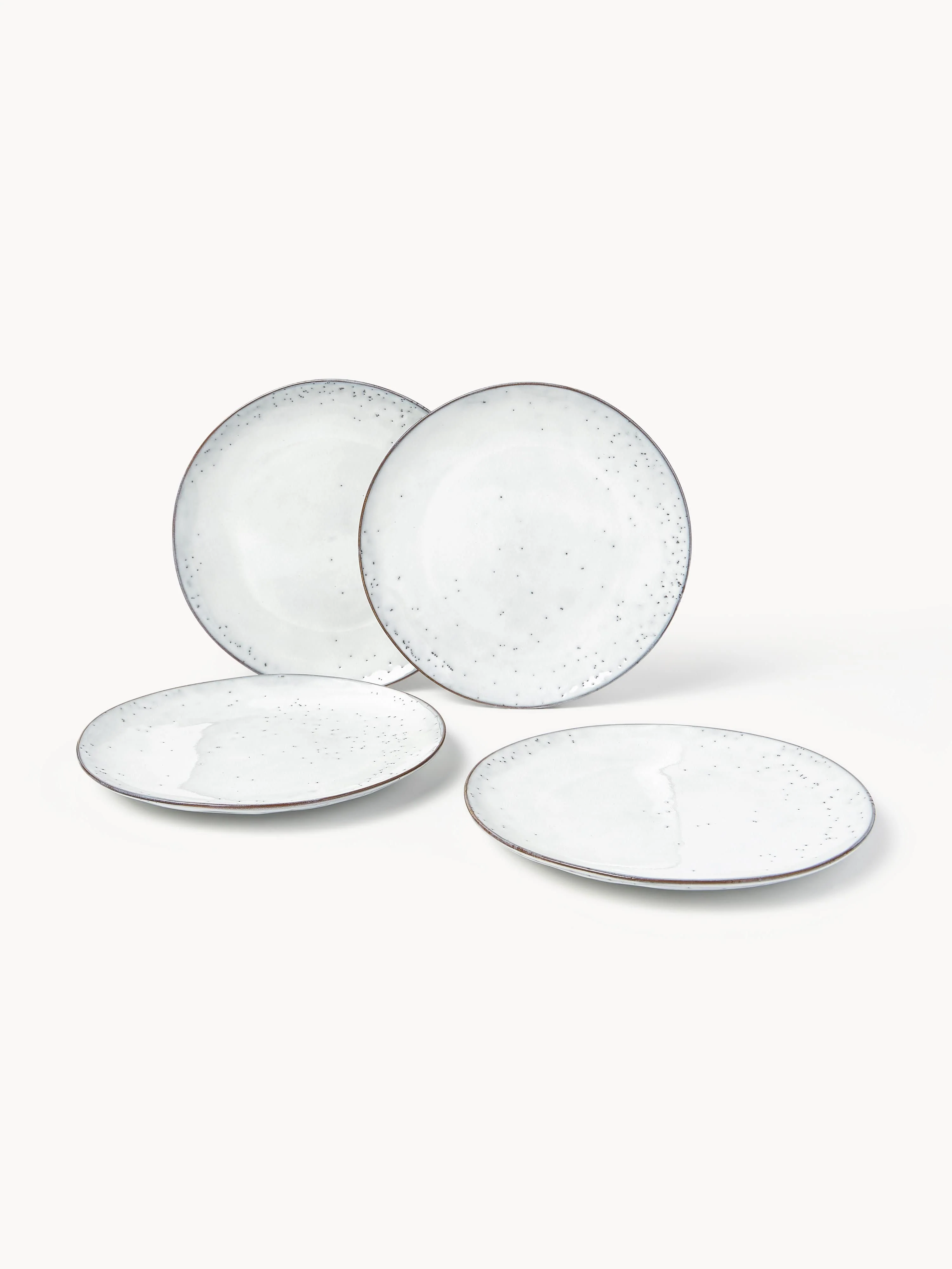 Handgemaakte serviesset Nordic Sand, 4 personen, 12-delig