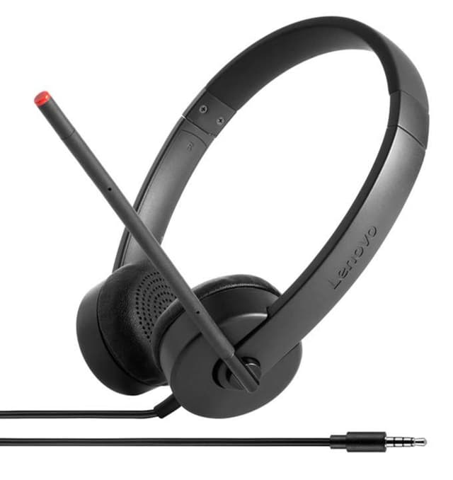 Lenovo Analog Headset Essential Stereo Sort