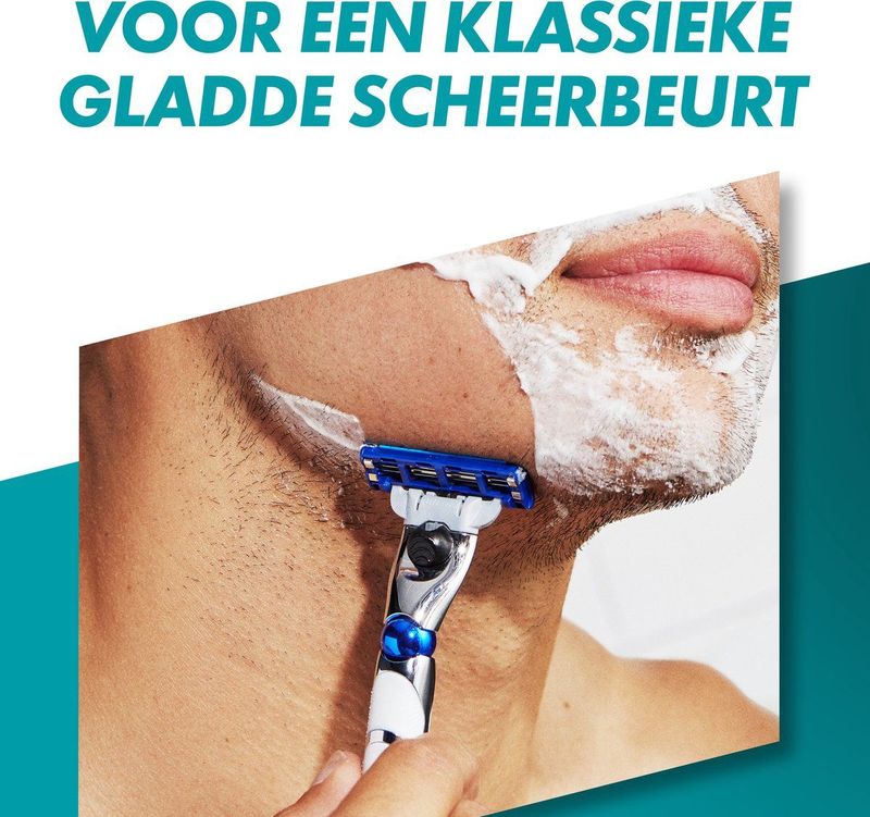 Gillette Mach3 Turbo - Scheermesjes Voor Mannen - 16 Navulmesjes
