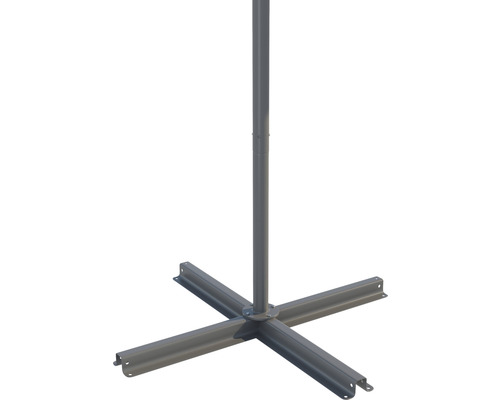 Soluna Lyon zweefparasol, Ø 300 cm, hoogte 270 cm, ecru