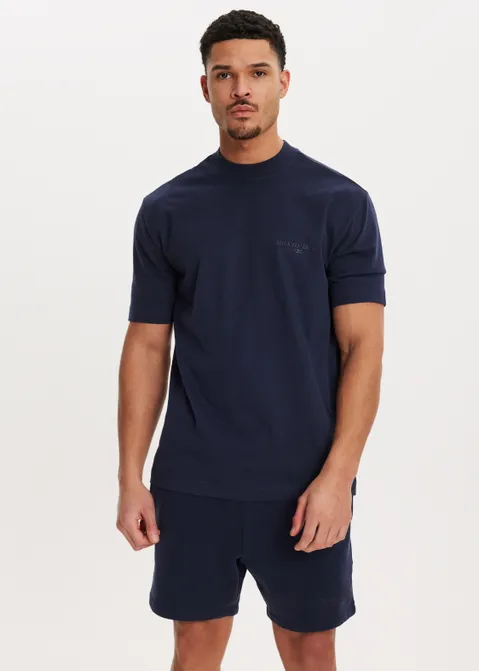 Oversized t-shirt atelier blauw (BLW.D)