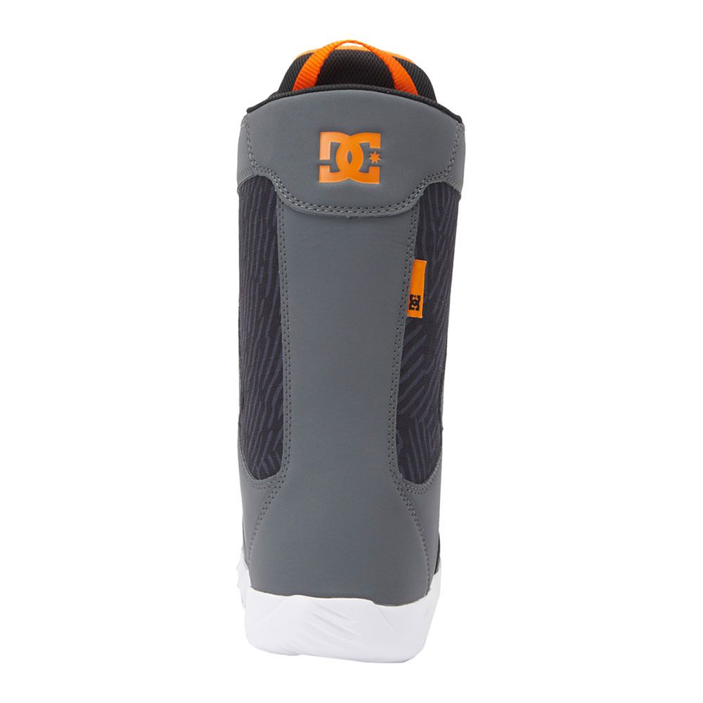 DC Shoes PHASE - Boots snow Homme grey/black/orange