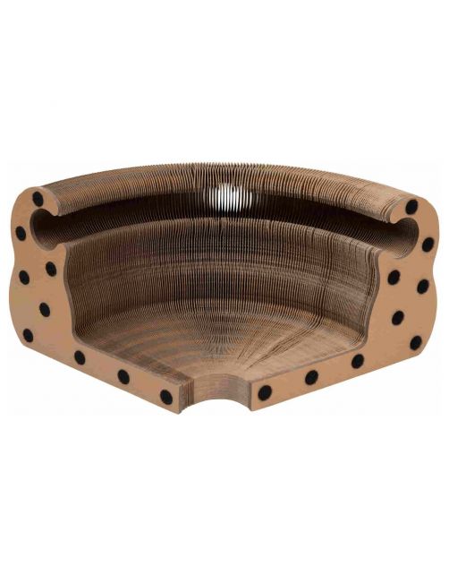 District 70 Maze - Kattenspeelgoed - 50 x 50 x 18 cm Bruin