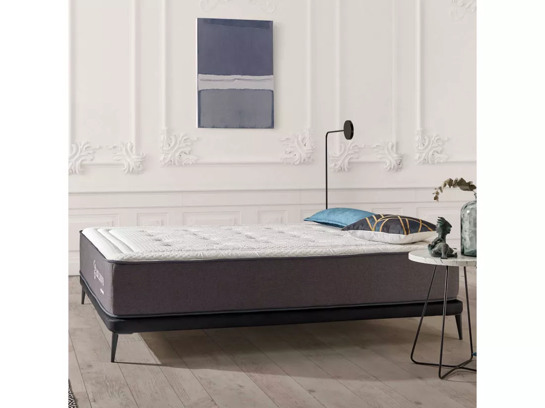Naturalex - Exclusive à ressorts ensachés 140x200 cm - Épais 30 cm - Visco Thermorégulateur - Tissu Premium - Confort - Haute Qualité - Respirabilité optimale