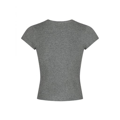Neo Noir Tirra Knit T-shirt, Dark Grey Melange, 36