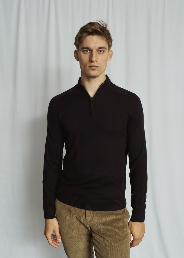 Bruun & Stengade BS Pelle Regular Fit Knitwear Black