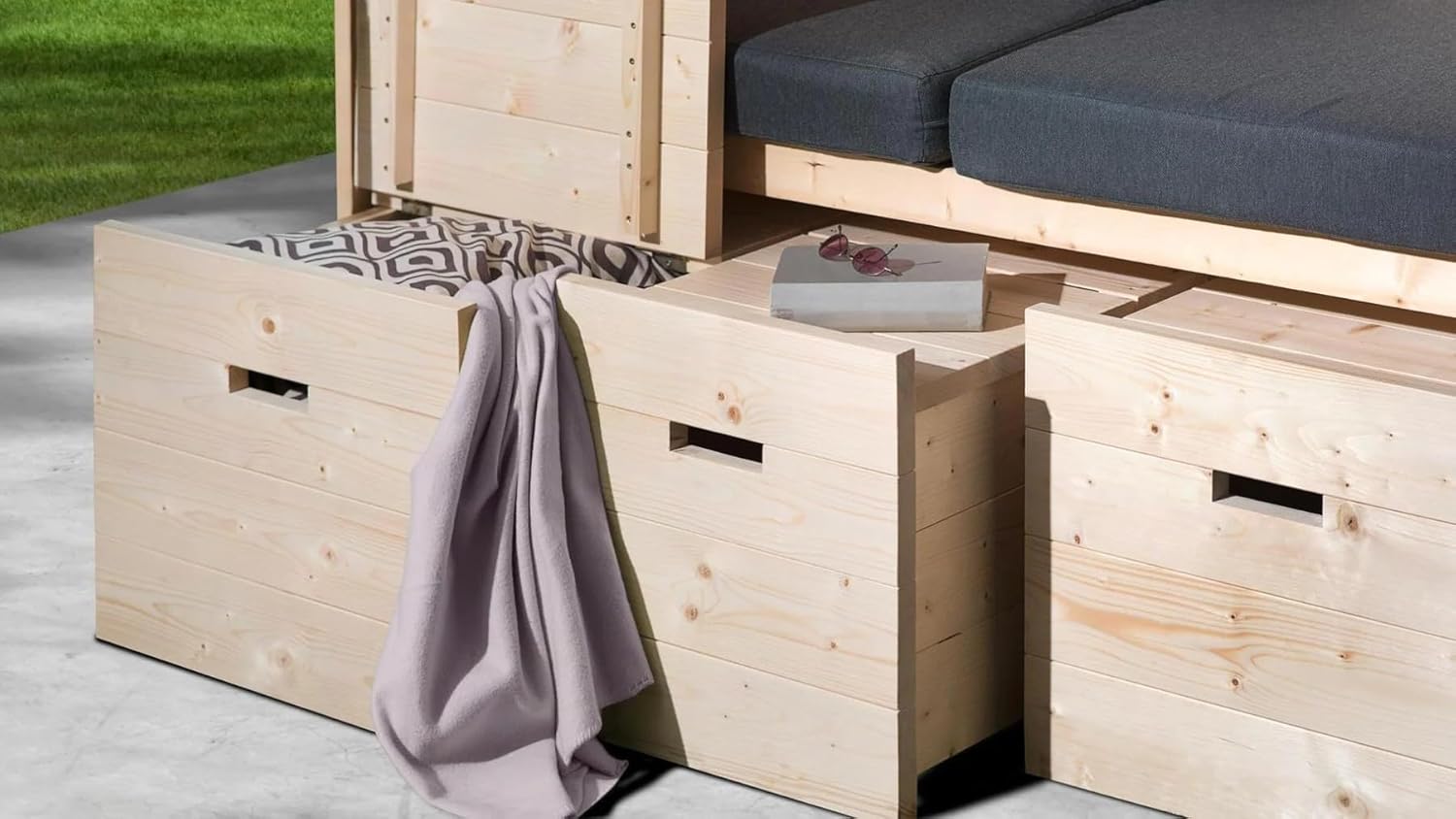 Weka 168.0101.00.00 Sitzlaube Bozen, Naturbelassen, 170 x 85 x 192 cm