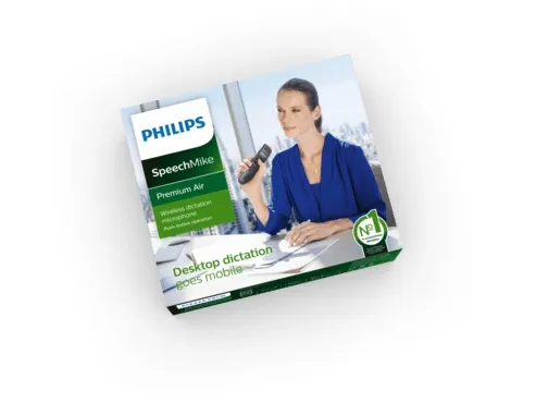 Philips SpeechMike Premium Air SMP4000 - SMP4000 Series - højttalermikrofon - USB - mørkegrå perlemetallisk