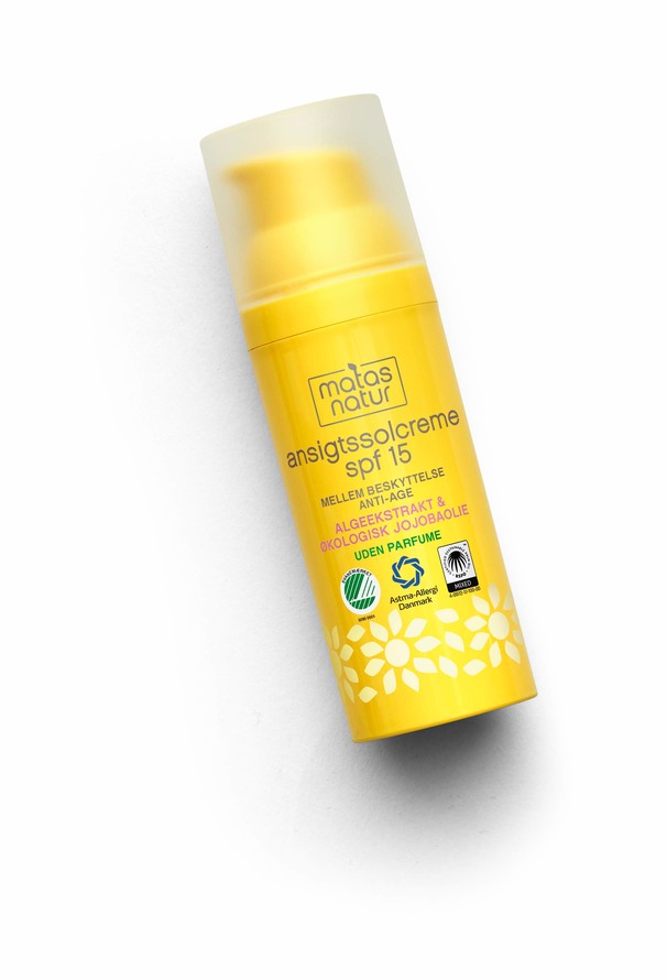 Matas Natur Ansigtssolcreme SPF 15 50 ml