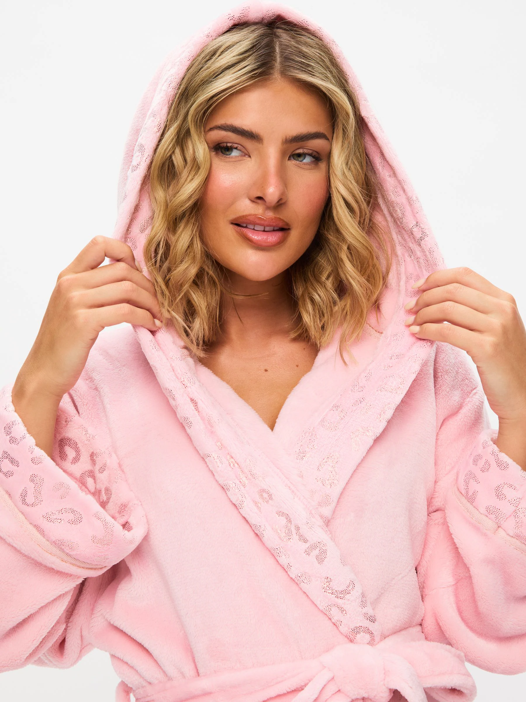 Roze - Ann Summers Signature Sparkle Fluffy Robe