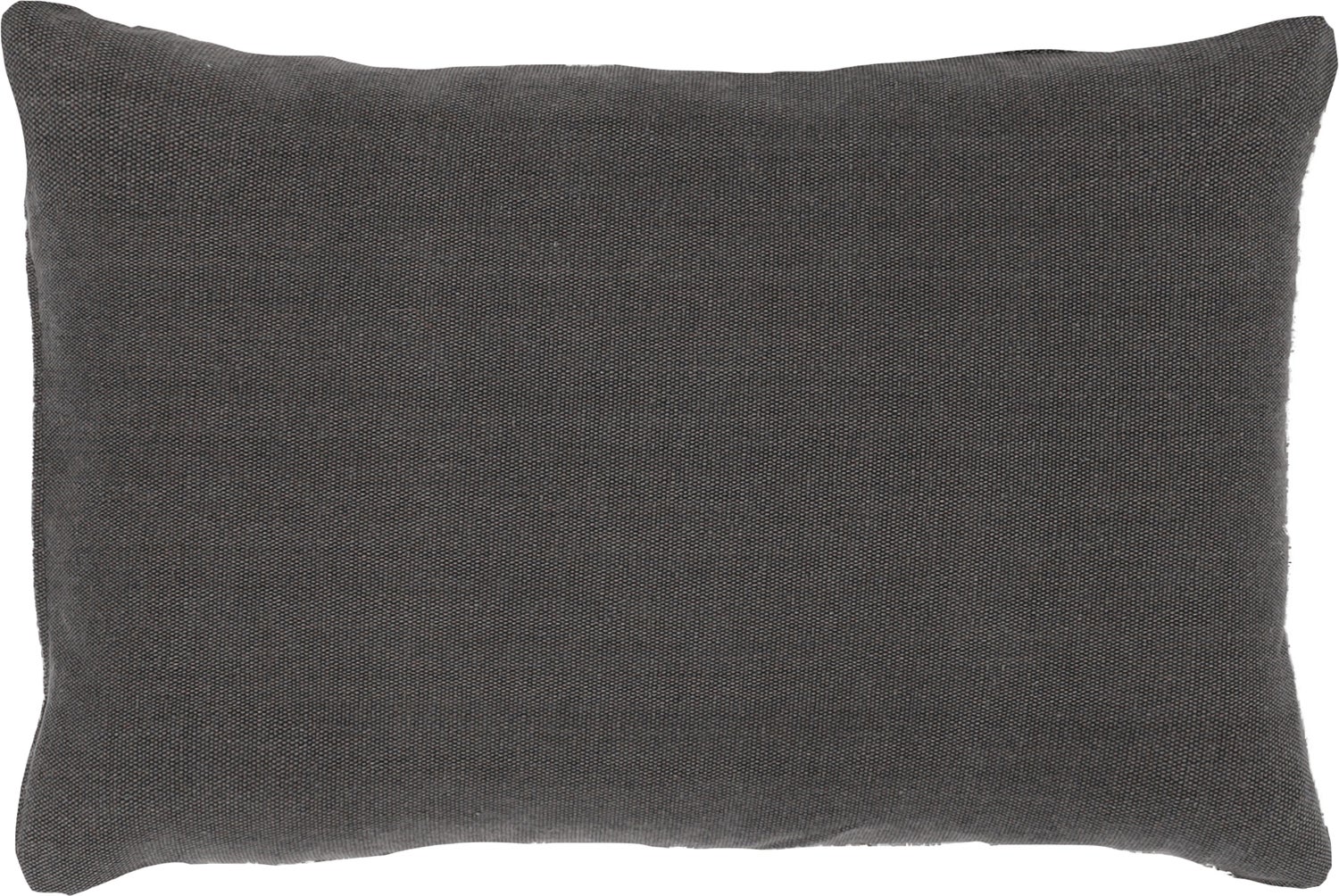 Sierkussen Velour grijs 50 x 30 x 10 cm