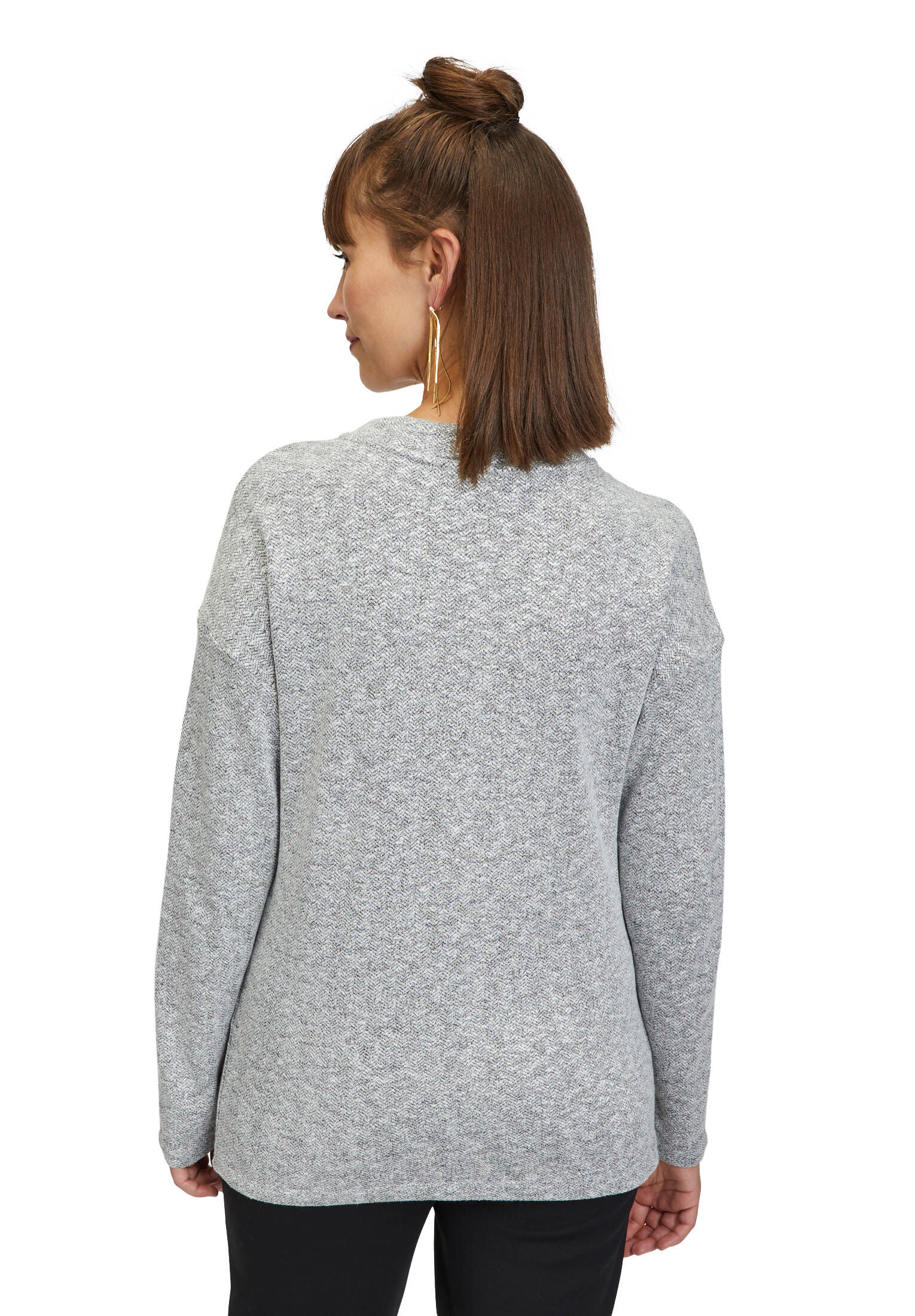 Cartoon| Damen Sweatshirt mit Stehkragen