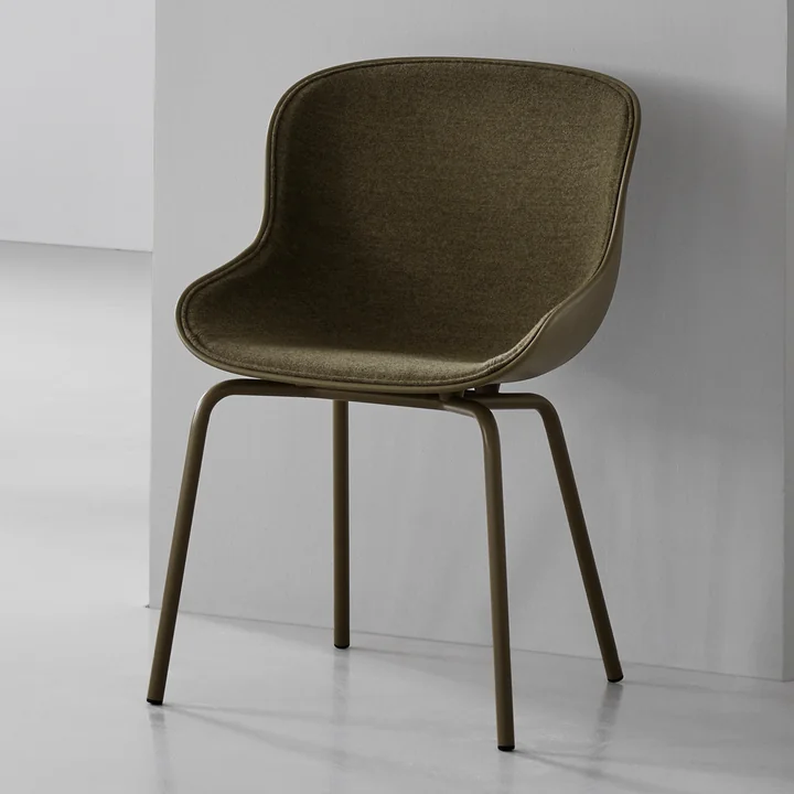 Normann Copenhagen - Hyg Chair Frontpolster, schwarz (Main Line Flax 16)