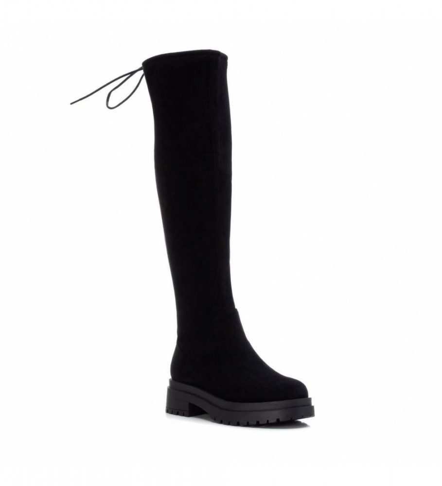 Botas Xti de camurça preta