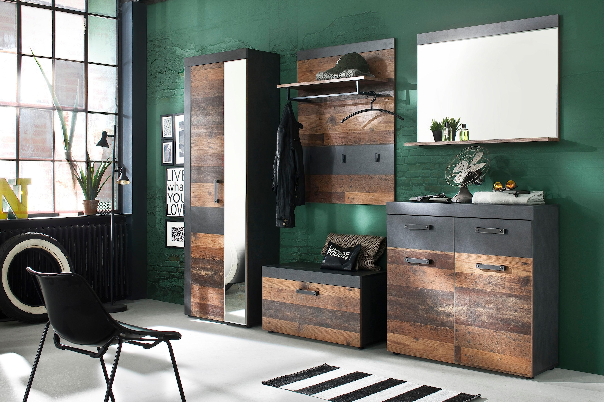 INOSIGN Sitzbank »Ilana« Sitzbank mit Klappe & Stauraum - (B/T/H) 80/37/45 cm