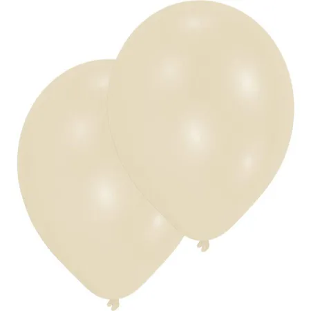 amscan 10 Latexballons Creme