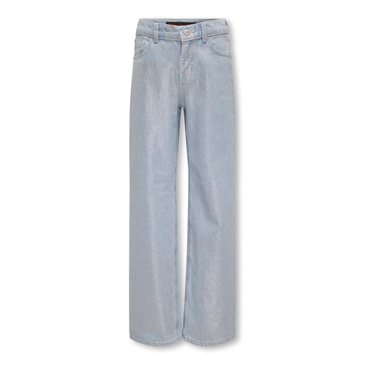 ONLY Kids  Wide Silver Denim Jeans