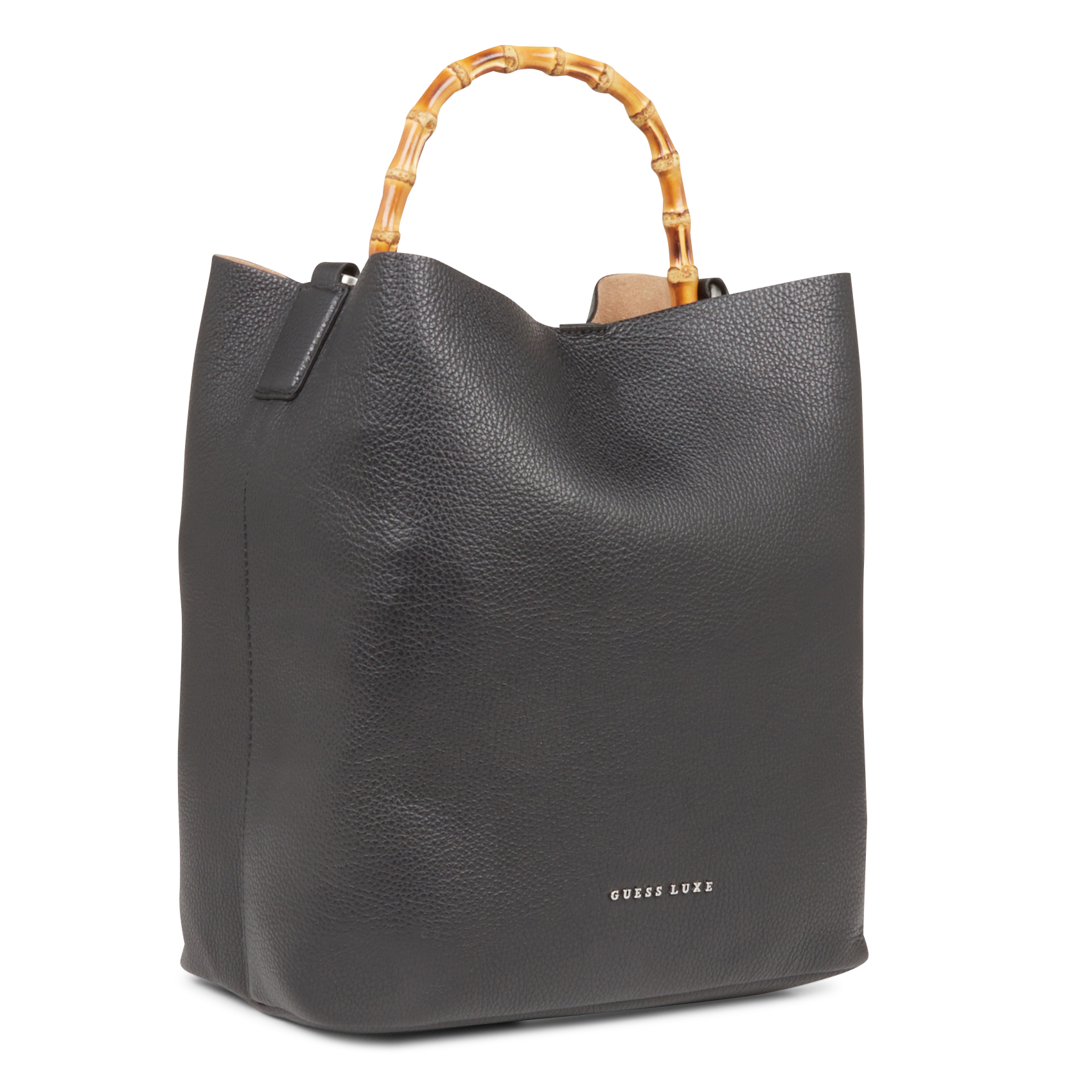 AIDA - Sac seau en cuir | Noir