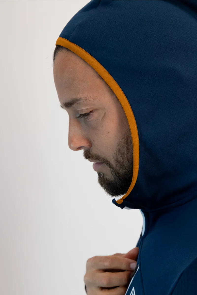Ortovox Fleece Grid Hoodie Herren Midlayer