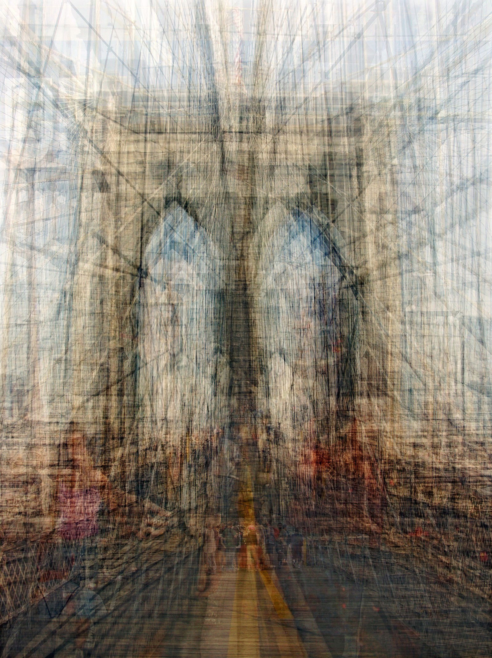 The Brooklyn Bridge by Pep Ventosa - Limited Edition. Edition of: 100. Signed.