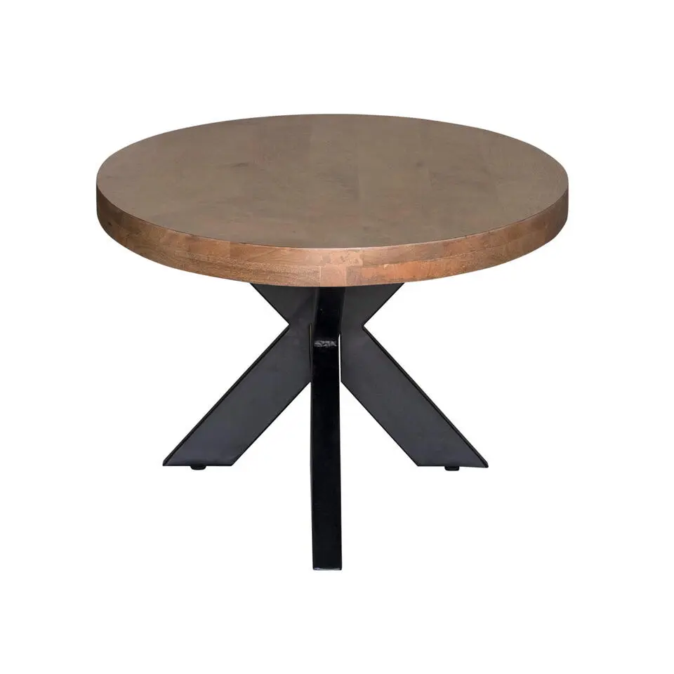 Salontafel Ovaal Naturel Hout - 130x70x46cm - Denver