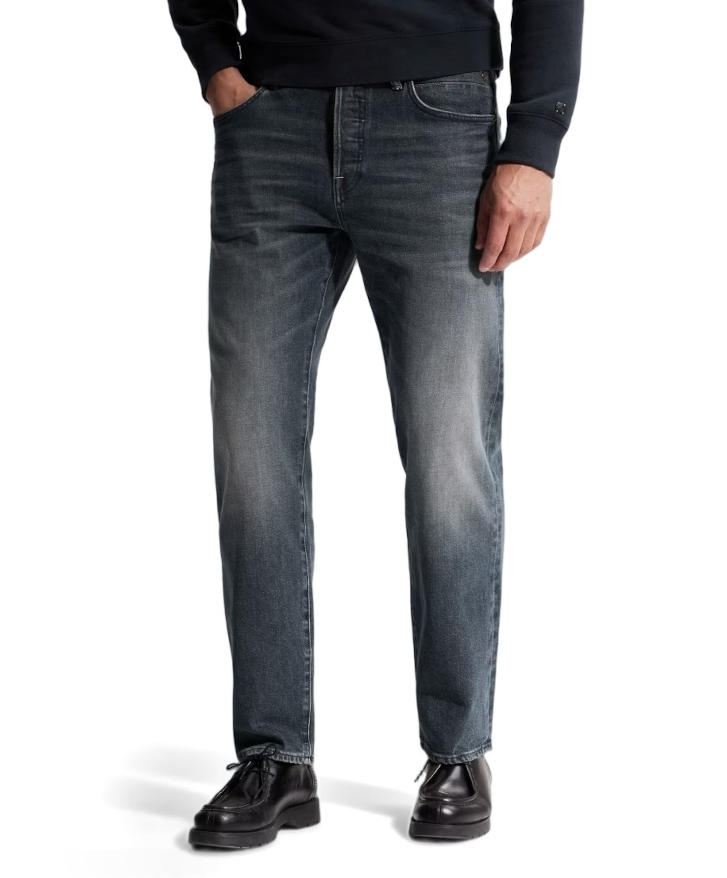 Cast Iron STEEPER RELAXED BLUE GREENCAST SHA heren jeans blauw