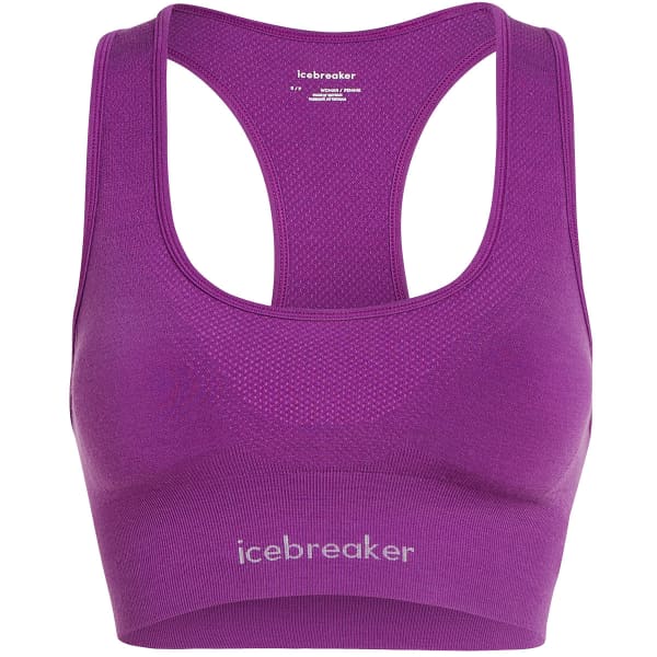 Brassière running ICEBREAKER W MERINO 260 ZONEKNIT SEAMLESS BRA PASSION