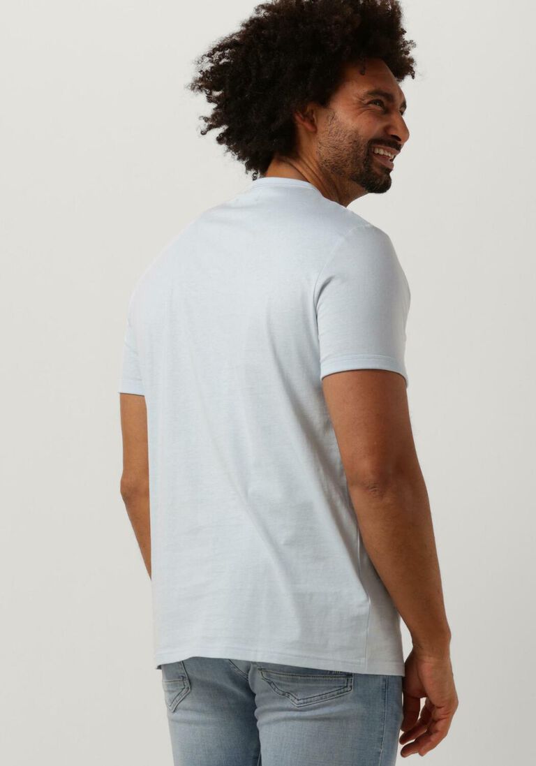 FRED PERRY lichtblauwe fred perry t-shirt ringer t-shirt