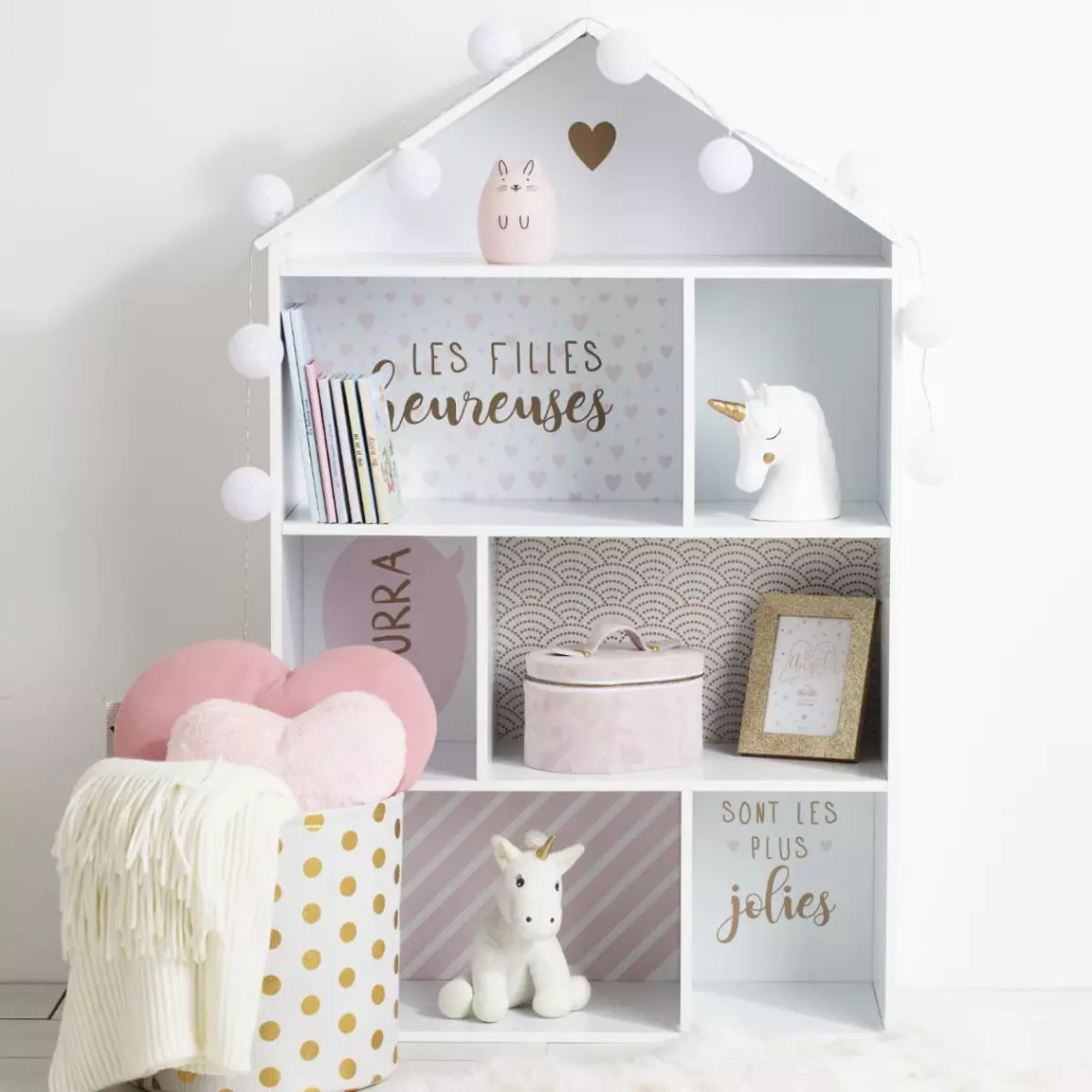 Tirelire enfant (H15.5 cm) Licorne Multicolore