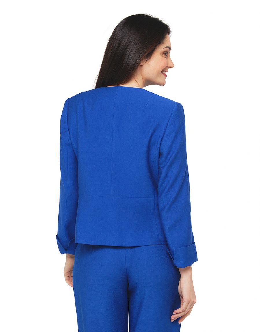 Veste chic bleu roi