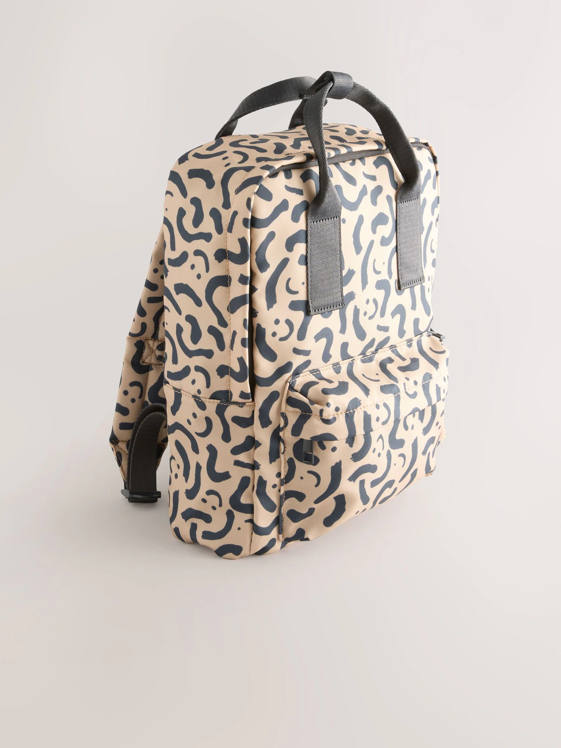 Naturel camouflage met smiley - Rugzak