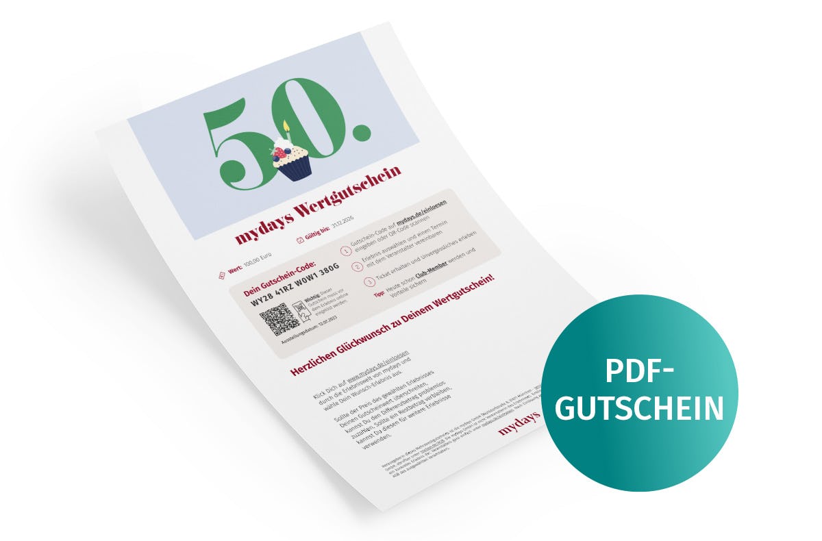 Flexibles Geschenk 50. Geburtstag (Cupcake)