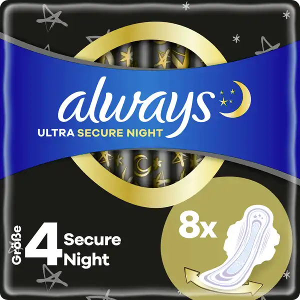 Ultra Secure Night Binden mit Flügeln