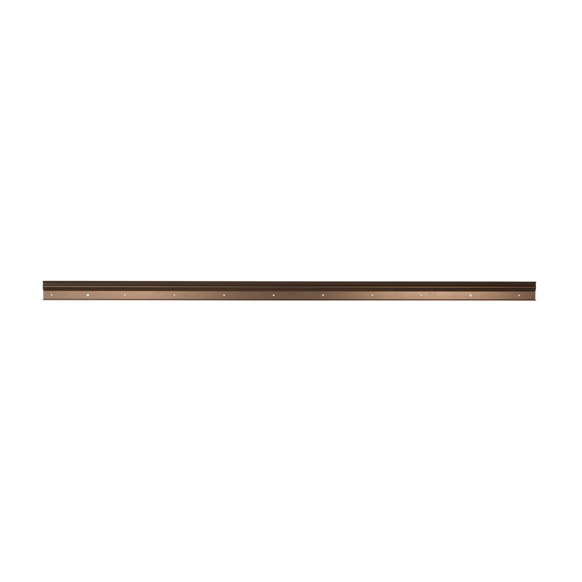 Wandplank 150x15 cm anodic bruin