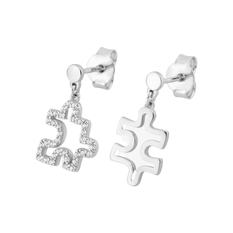 Boucles d'oreilles Femme - Oxyde de zirconium - Argent 925